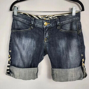 Marciano Shorts Womens SZ 27 Denim Bermuda Cotton Y2K Streetwear 90's